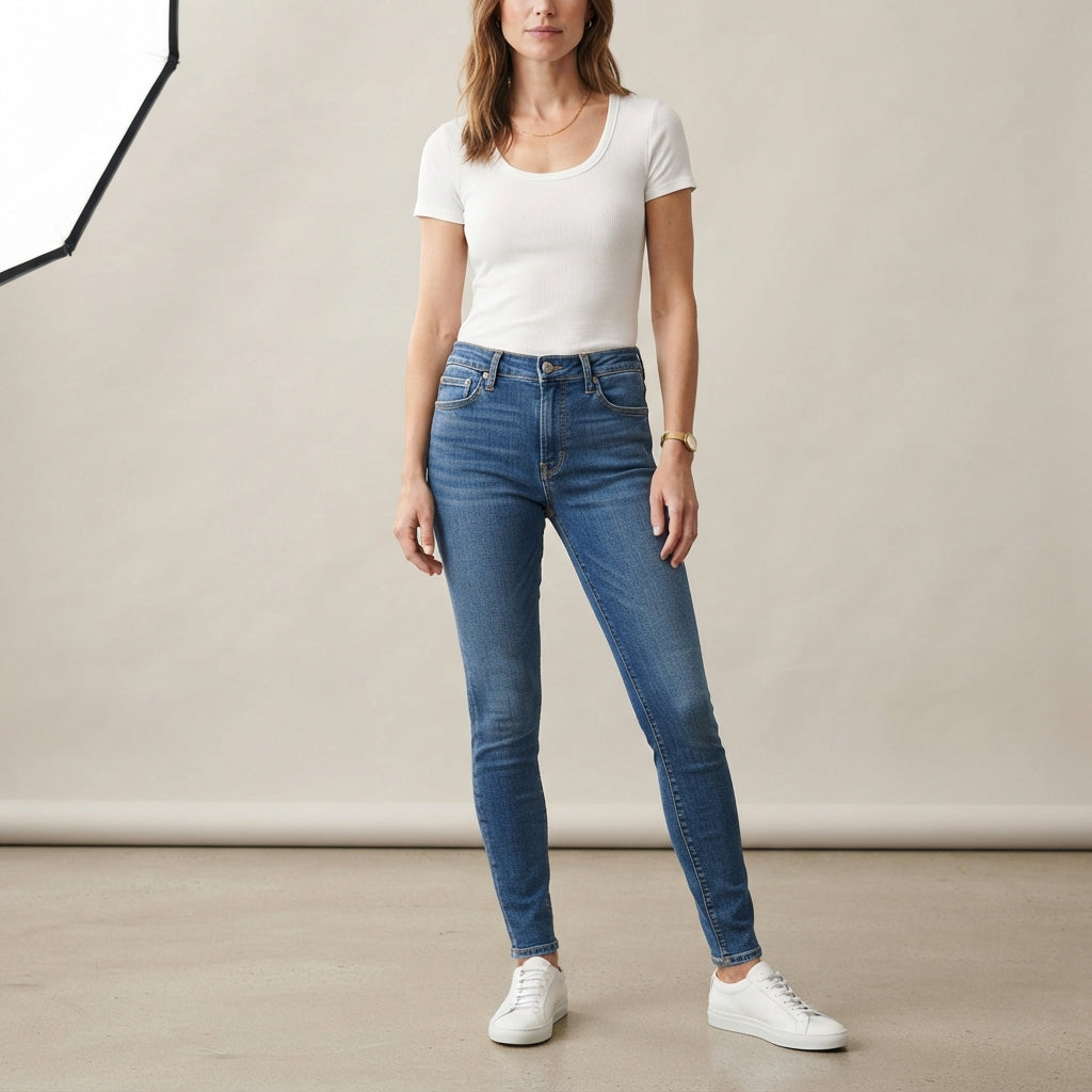 Women’s Skinny Stretch Jeans – Slim Fit Comfort