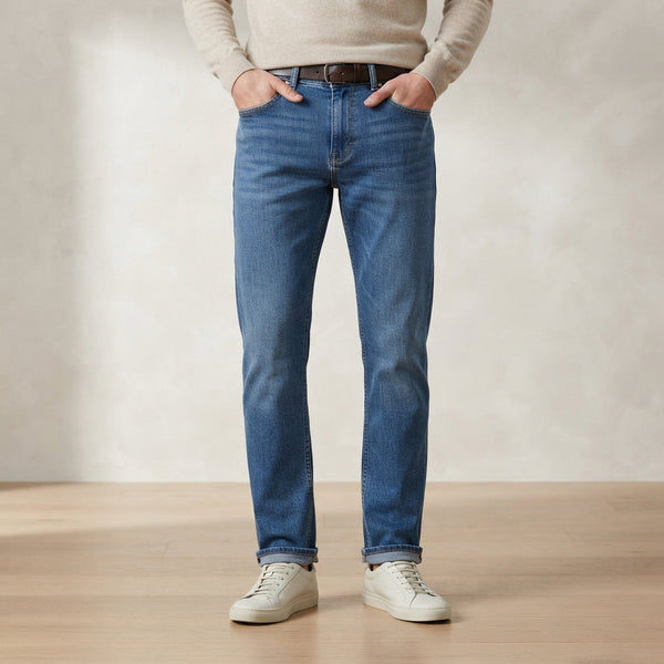 Men’s Straight Leg Jeans – Classic Denim Fit